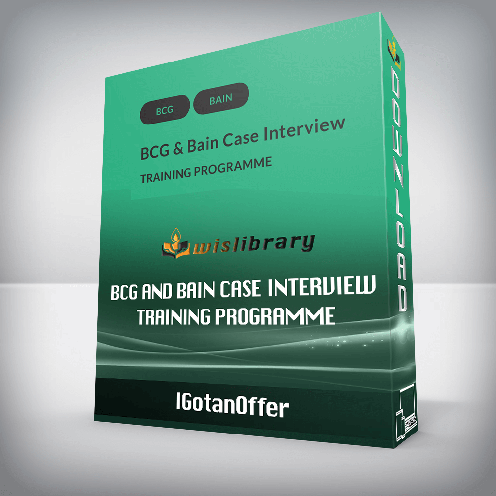 IGotanOffer - BCG and Bain Case Interview Training Programme
