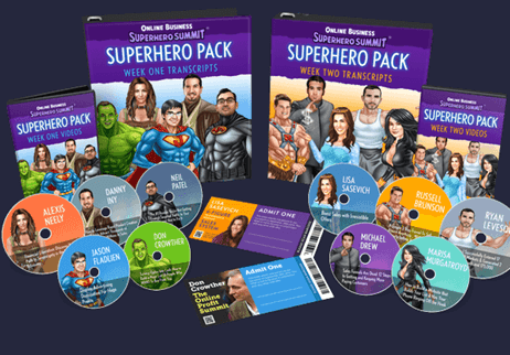 SuperHero Pack – Online Business Superhero Summit 2014