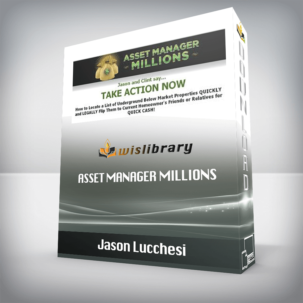 Jason Lucchesi - Asset Manager Millions