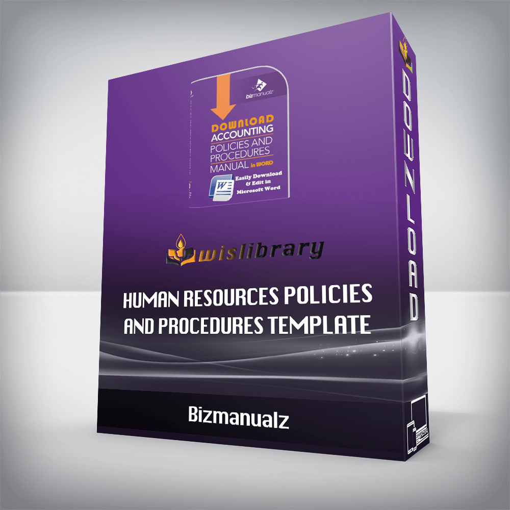 Bizmanualz – Human Resources Policies and Procedures Template