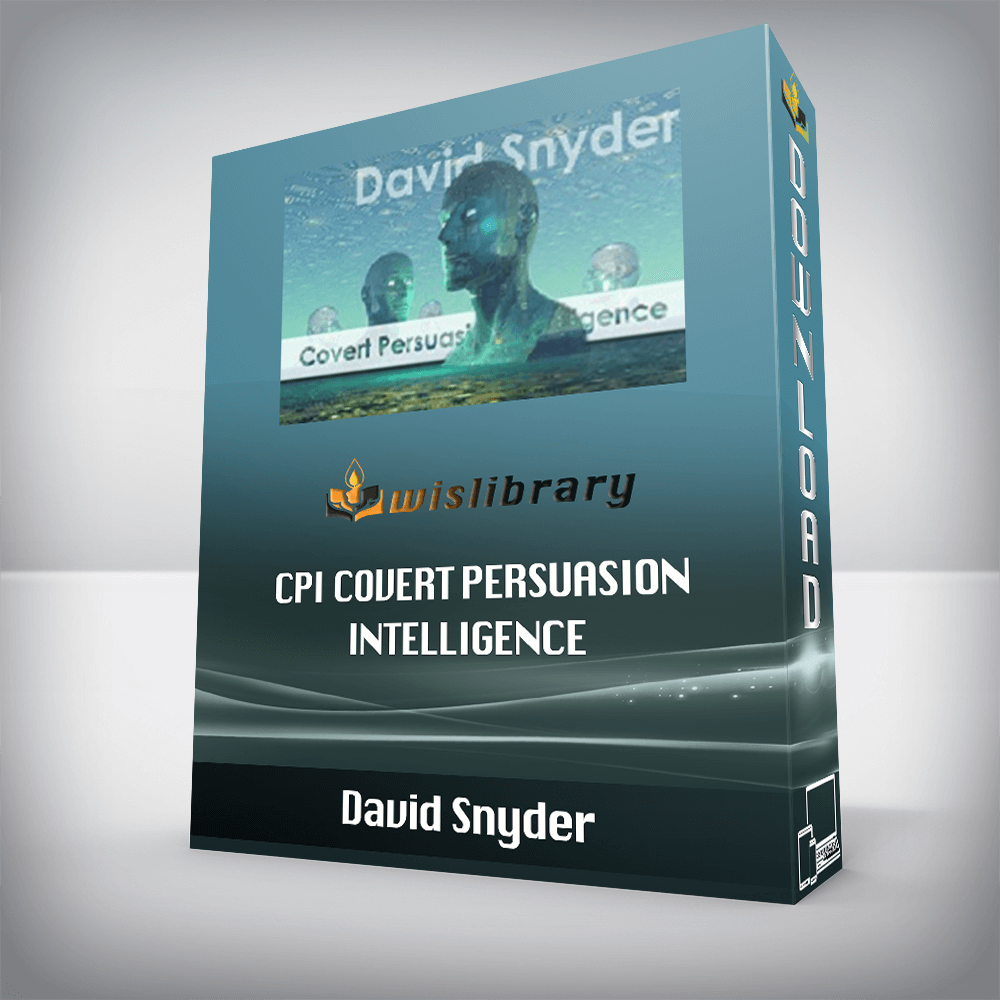 David Snyder – CPI Covert Persuasion Intelligence