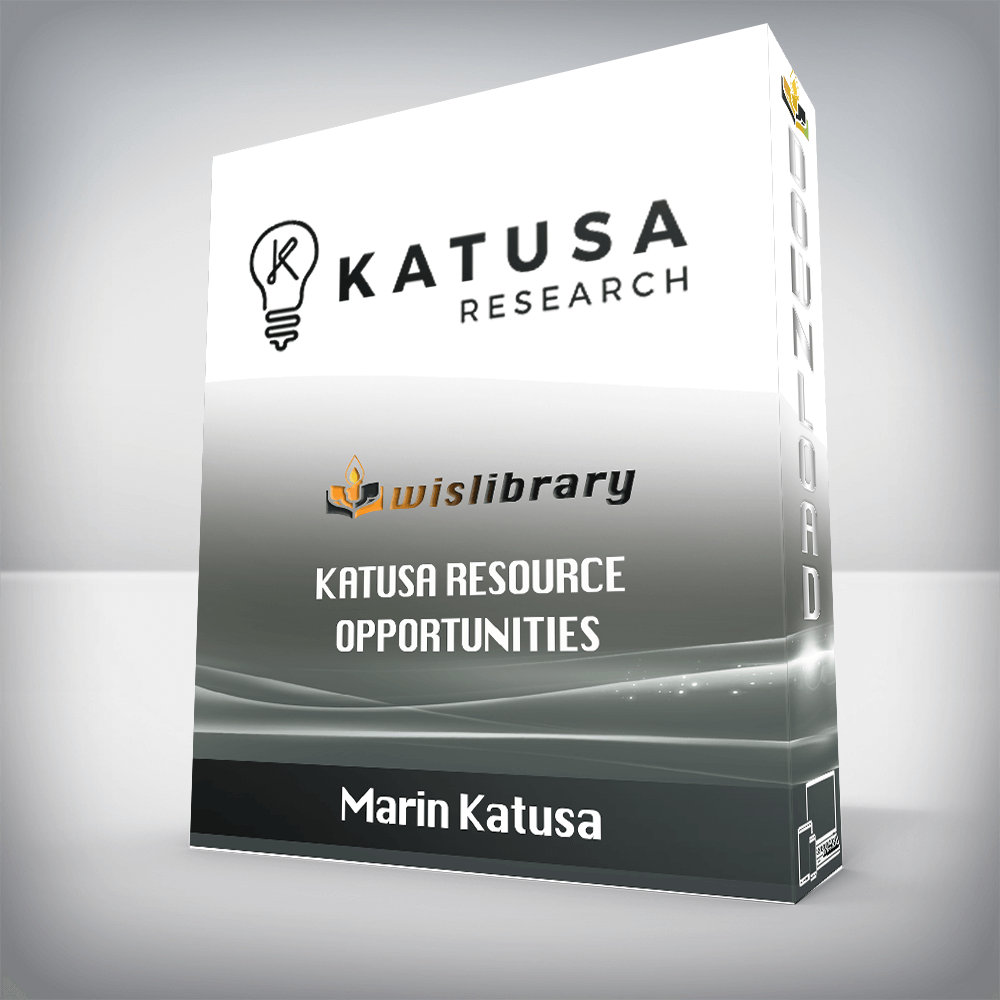 Marin Katusa – Katusa Resource Opportunities