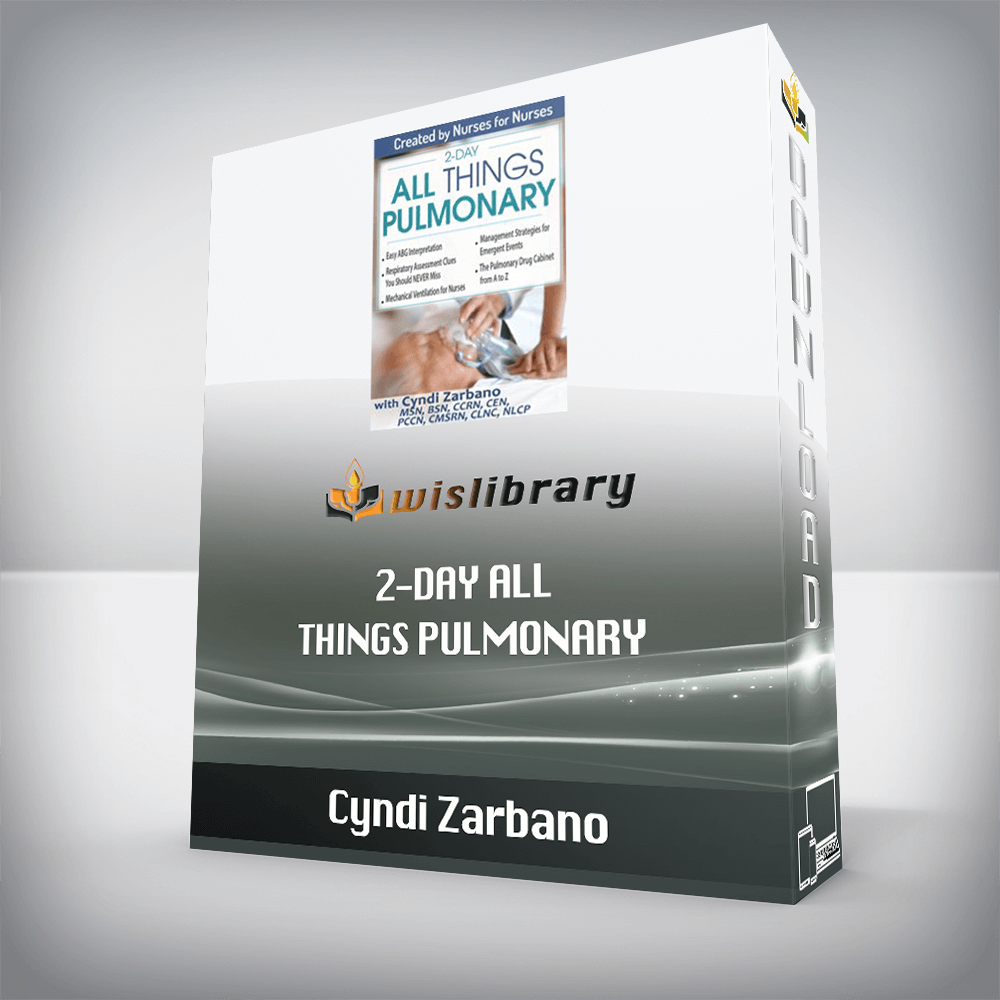 Cyndi Zarbano – 2-Day All Things Pulmonary