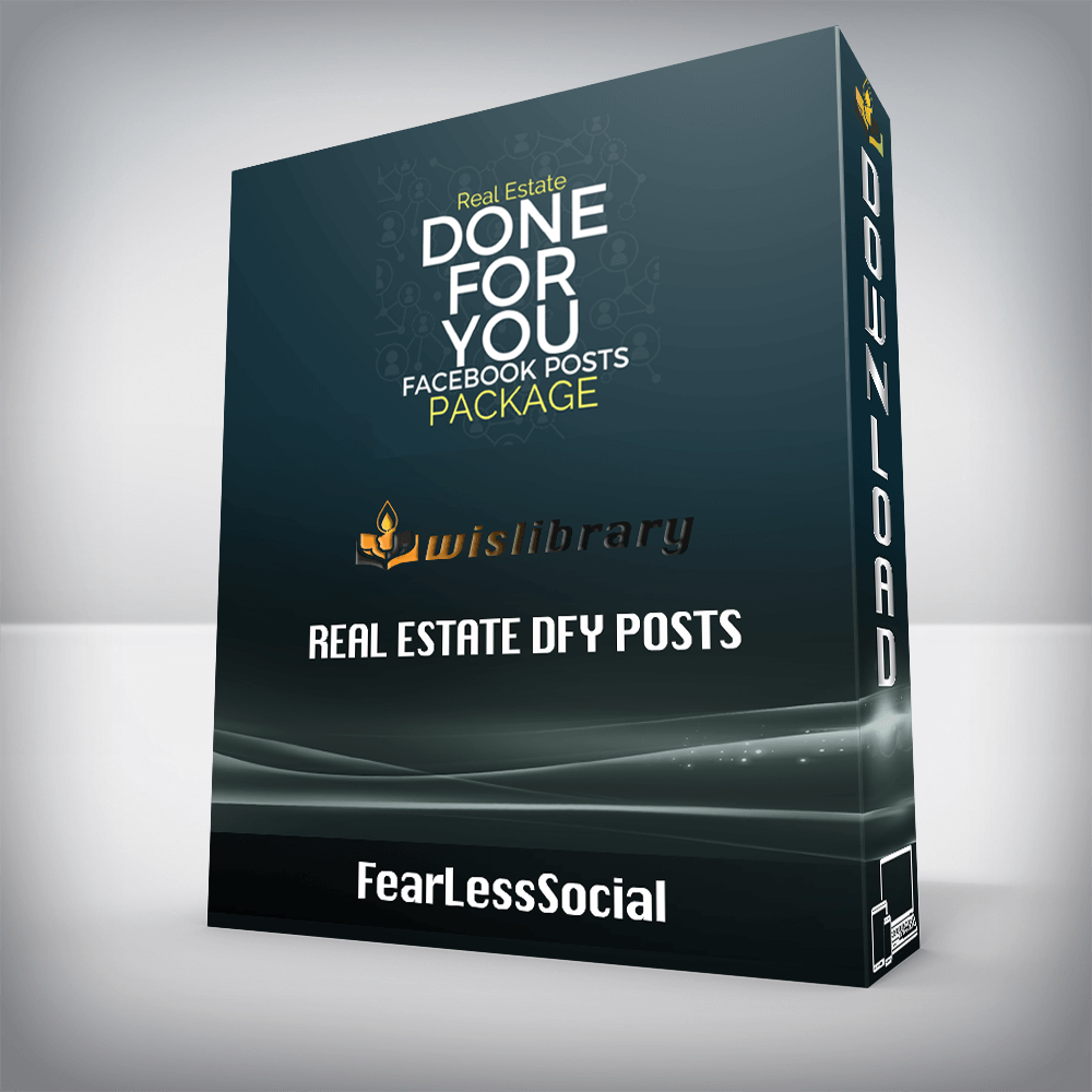 FearLessSocial – Real Estate DFY Posts