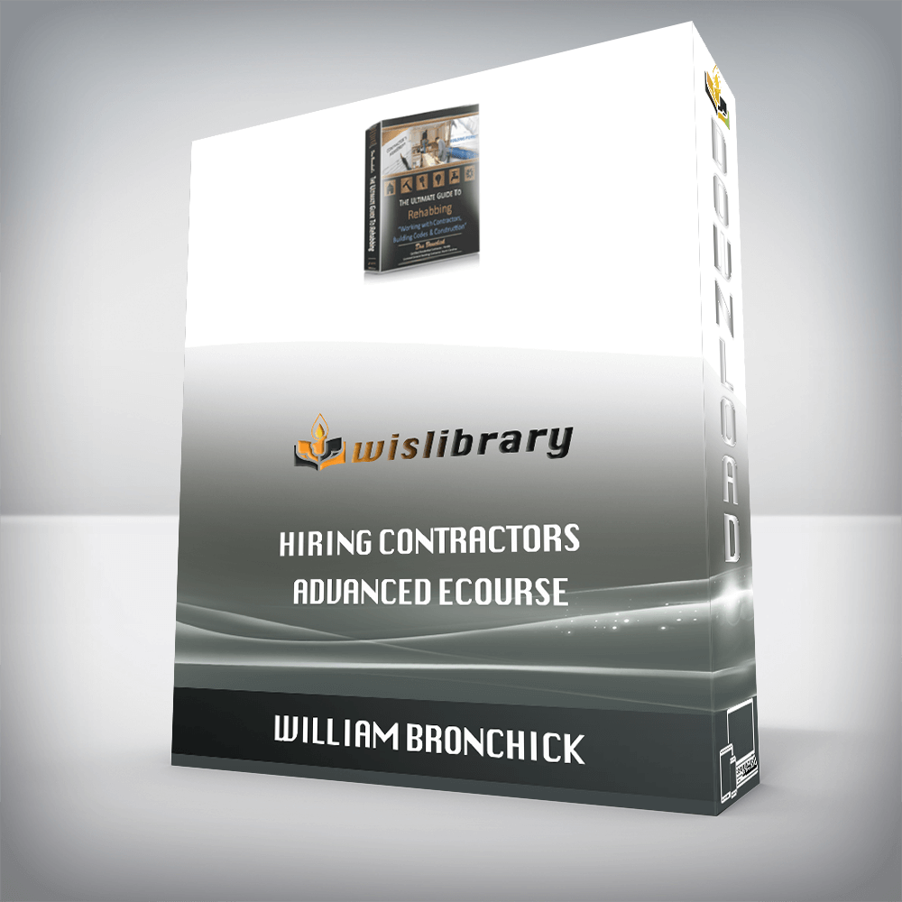 William Bronchick – Hiring Contractors Advanced eCourse