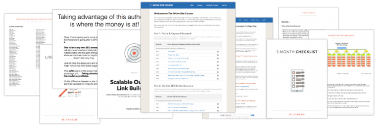Chris Lee – Niche Site Course V3.0