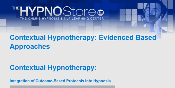 Contextual Hypnotherapy – Evidenced Based Approaches