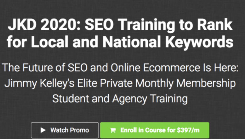 Jimmy Kelley – JKD 2020 SEO Training