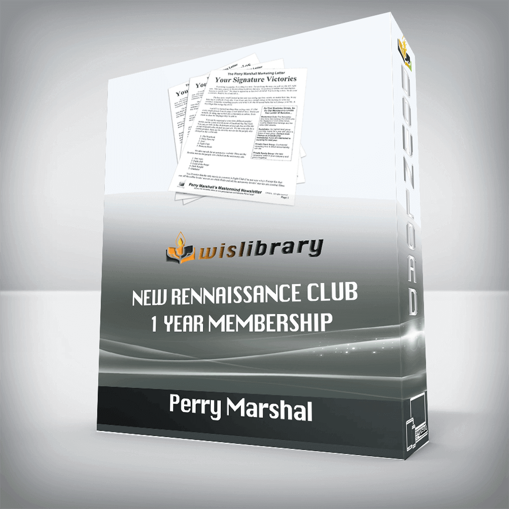Perry Marshal – New Rennaissance Club 1 Year Membership