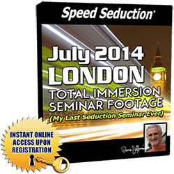 Ross Jeffries – London 2014 Speed Seduction Total Immersion Seminar Footage