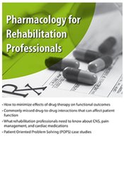 Suzanne Tinsley - Pharmacology for Rehabilitation Professionals