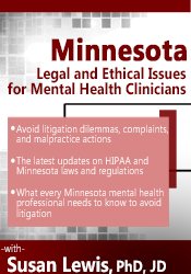 Susan Lewis - Minnesota Legal and Ethical Issues for Mental Health Clinicians