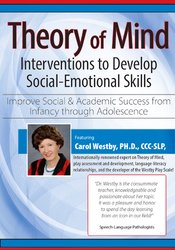 Carol Westby - Theory of Mind Interventions to Develop Social-Emotional Skills - Improve Social & Academic Success from Infancy Through Adolescence