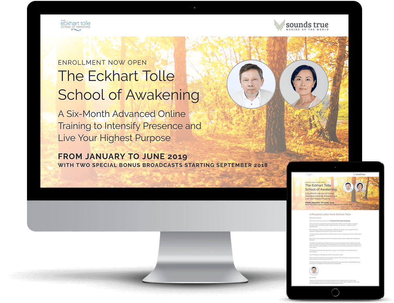 Eckhart Tolle - School of Awakening 2019