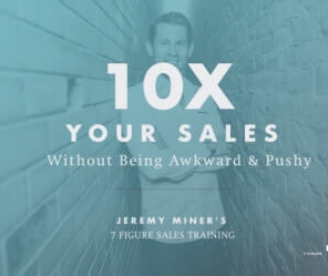  Jeremy Miner – 7 Figure Sales Training – Elite 8 Week Sales Training Program