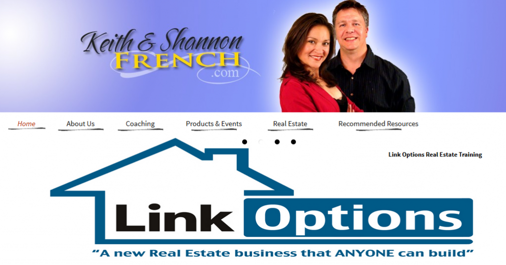 Keith & Shannon French – Link Options Online Real Estate Training