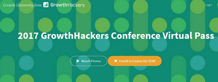 Sean Ellis - GrowthHackers Conference 2017 Virtual Pass