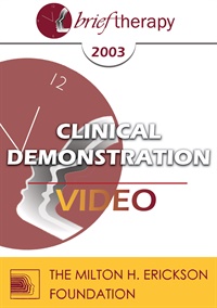 BT03 Clinical Demonstration 03 - Facilitating the Four-Stage Creative Process in Psychotherapy - Ernest Rossi, PhD