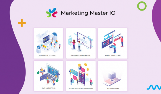 MarketingMaster.io - ChatBot + Email + Ecommerce + Social Media Automation + SMS + more