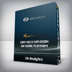 Zik Analytics - eBay Sales Explosion Software Platinum