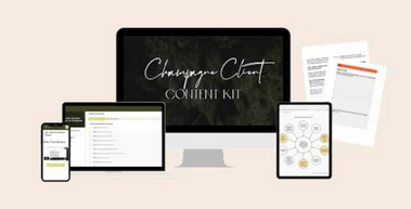 Mariah Coz - Champagne Client Content Kit