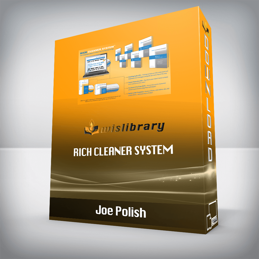 Joe Polish - Rich Cleaner System