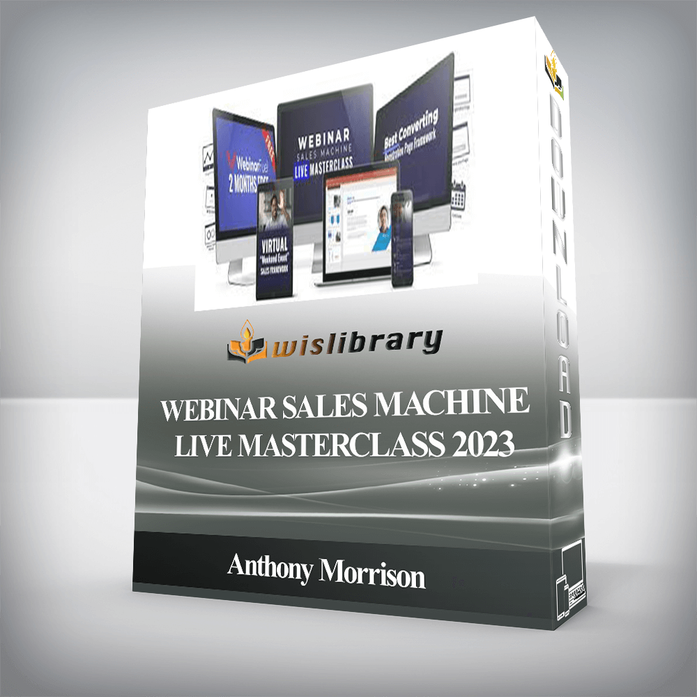 Anthony Morrison - Webinar Sales Machine Live Masterclass 2023