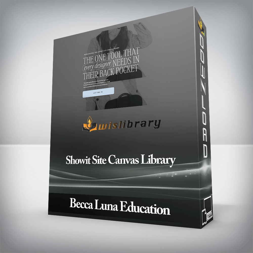 Becca Luna Education - Showit Site Canvas Library