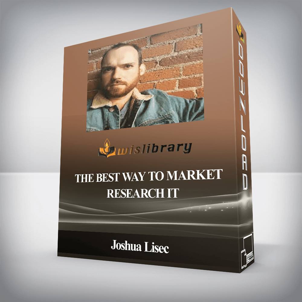 Joshua Lisec - The Best Way To Market Research It