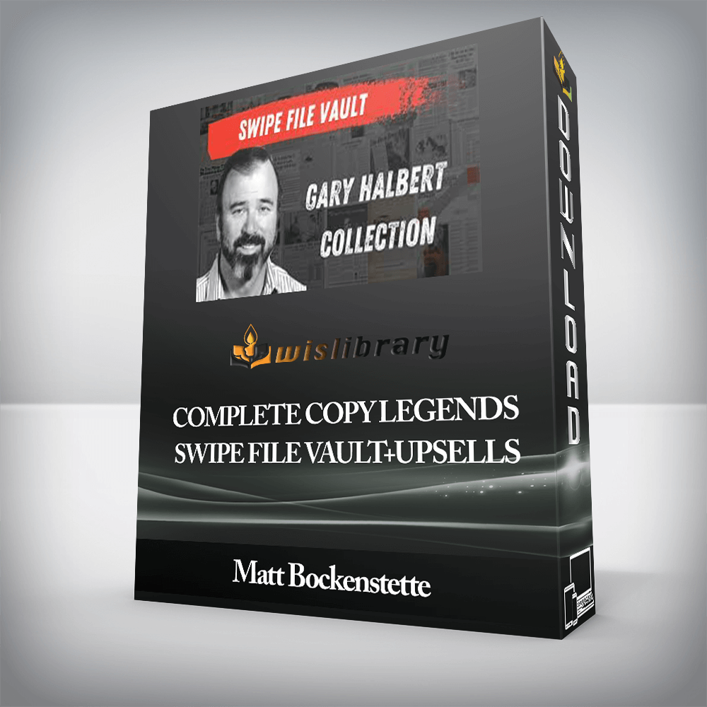 Matt Bockenstette - Complete Copy Legends Swipe File Vault+Upsells