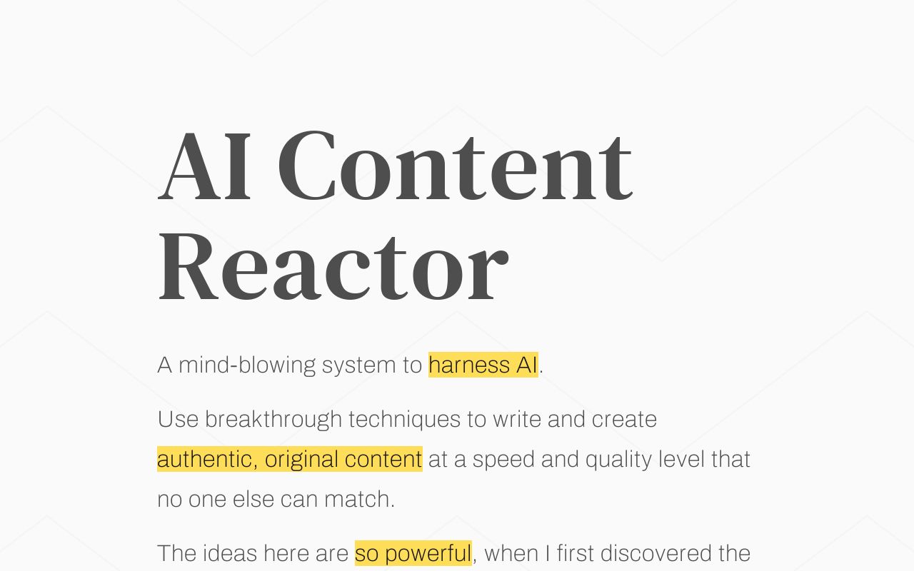 Rob Lennon - AI Content Reactor