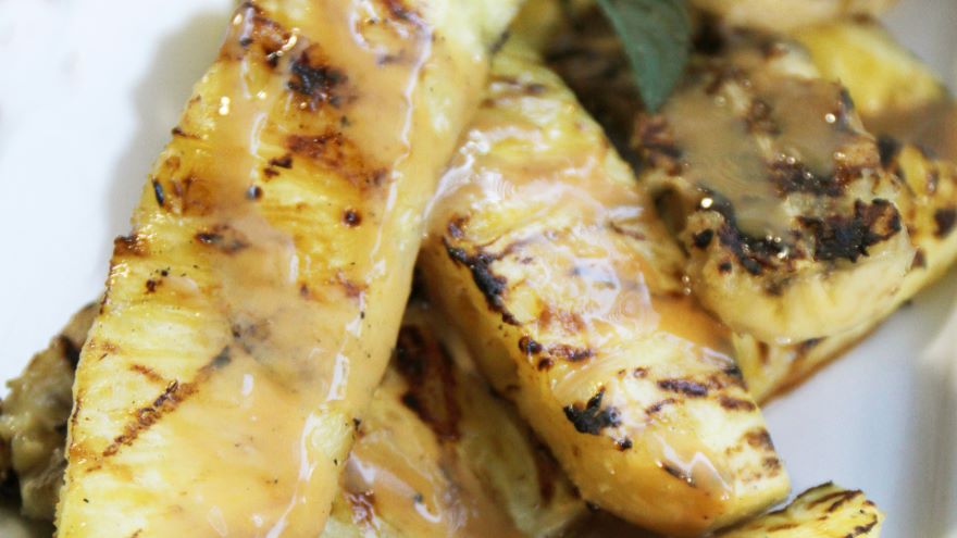 Grilled Pineapple and Banana