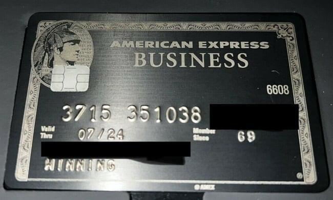 AMEX Business Black Card