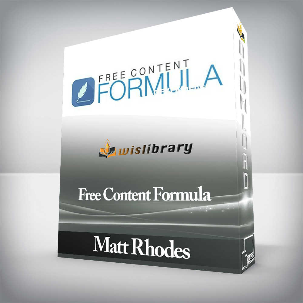 Matt Rhodes - Free Content Formula