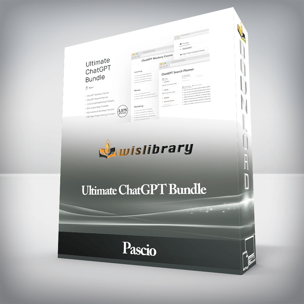 Pascio - Ultimate ChatGPT Bundle