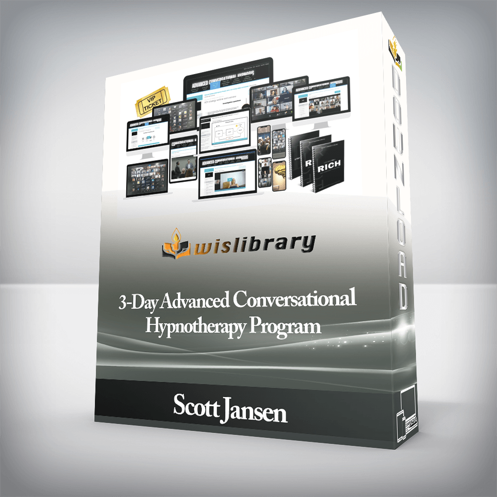 Scott Jansen - 3-Day Advanced Conversational Hypnotherapy Program